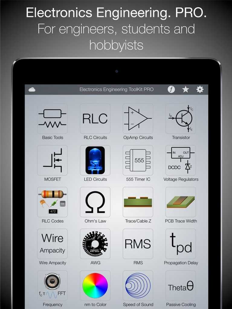 Electronics Engineering ToolKit PRO for iPad